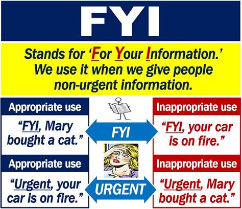 meaning of f.y.i|fyi for your information.